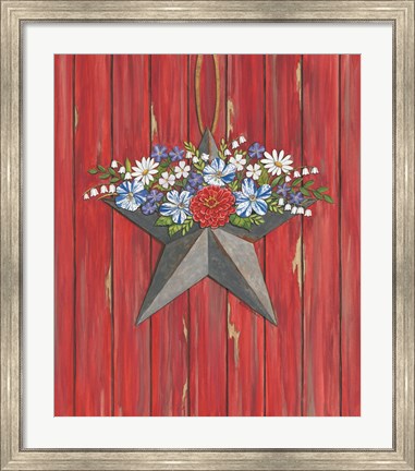 Framed Barn Star Print