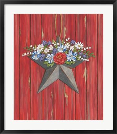 Framed Barn Star Print