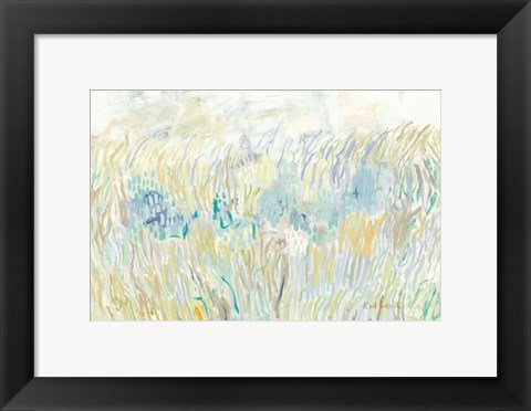 Framed Windswept Seagrass Print
