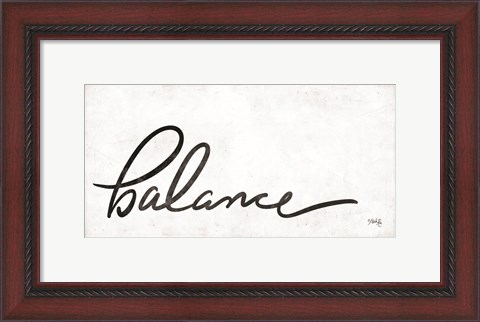 Framed Balance Print