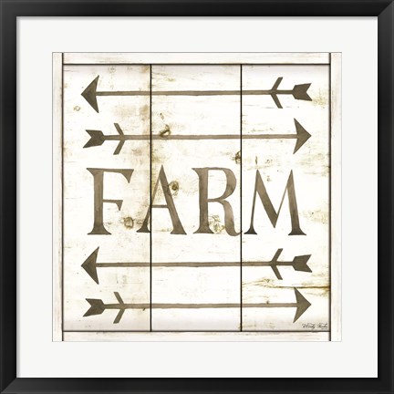 Framed Arrow Farm Print