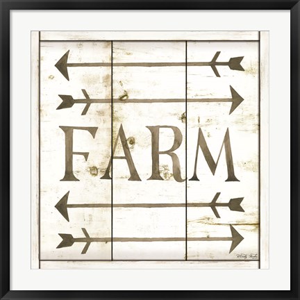 Framed Arrow Farm Print