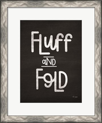 Framed Fluff and Fold Print