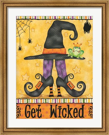 Framed Get Wicked Print