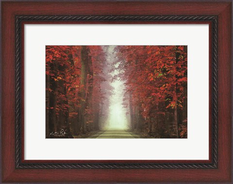 Framed In Love with Red Print
