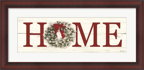 Framed Christmas Home Print