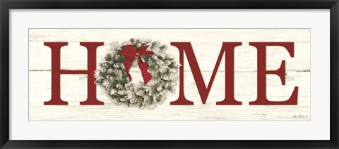 Framed Christmas Home Print