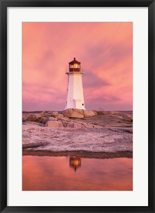 Framed Peggys Cove Print