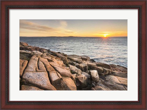 Framed Acadia Sunrise Print