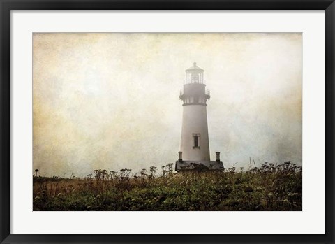 Framed Lonely Lighthouse II Print