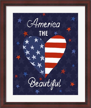 Framed America The Beautiful VI Print