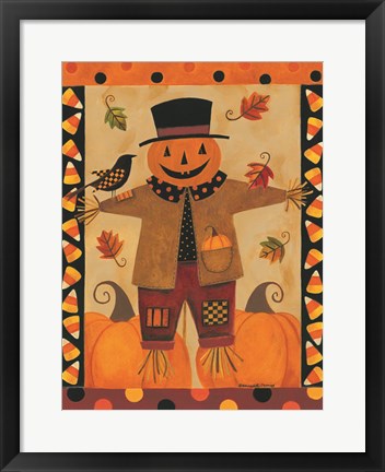 Framed Jack the Scarecrow Print