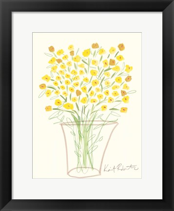 Framed Lemon Blooms Print