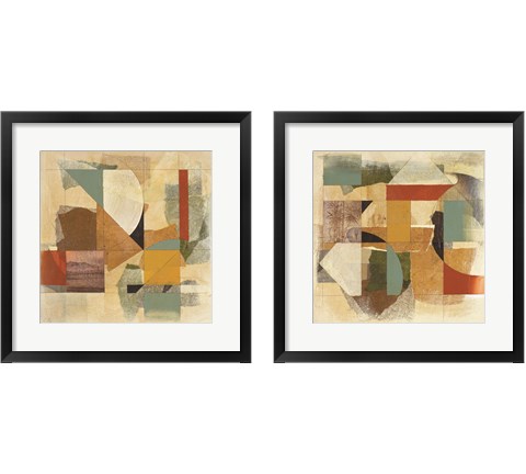 Montage 2 Piece Framed Art Print Set by Cory Bannister