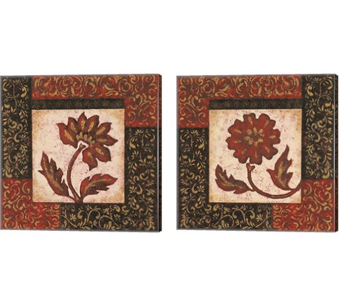 Arabesque 2 Piece Canvas Print Set by Judy Shelby