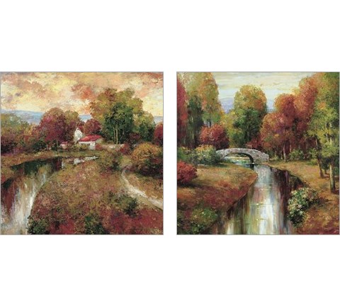 American Country 2 Piece Art Print Set by Adam Rogers