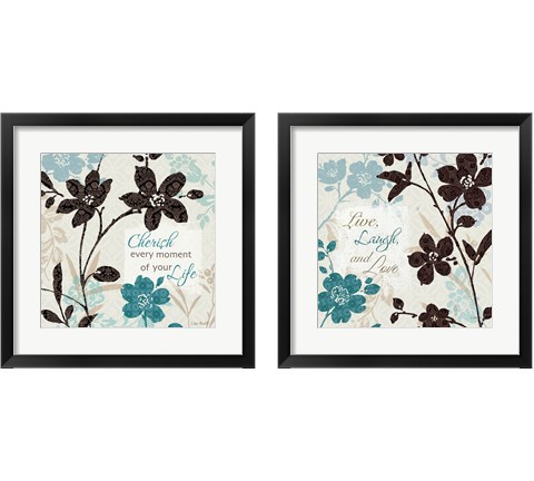 Botanical Touch Quote 2 Piece Framed Art Print Set by Lisa Audit