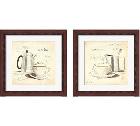 Parisian Coffee 2 Piece Framed Art Print Set by Emily Adams