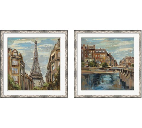 A Moment in Paris 2 Piece Framed Art Print Set by Silvia Vassileva