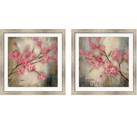 Cherry Blossom 2 Piece Framed Art Print Set by Silvia Vassileva