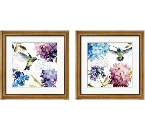 Spring Nectar Square 2 Piece Framed Art Print Set by Lisa Audit