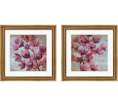 April Blooms 2 Piece Framed Art Print Set by Silvia Vassileva
