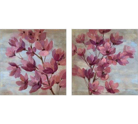 April Blooms 2 Piece Art Print Set by Silvia Vassileva