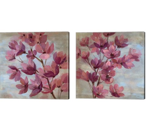 April Blooms 2 Piece Canvas Print Set by Silvia Vassileva