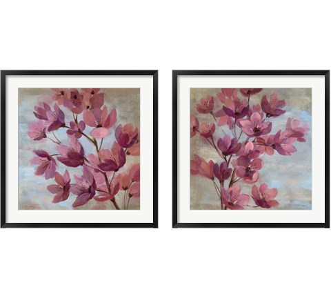 April Blooms 2 Piece Framed Art Print Set by Silvia Vassileva