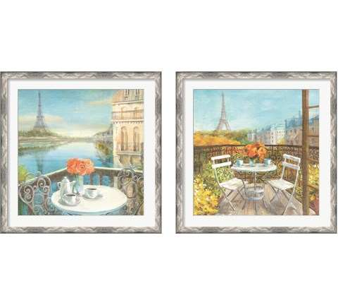 Paris Views 2 Piece Framed Art Print Set by Danhui Nai