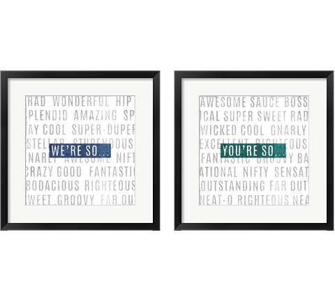 So... 2 Piece Framed Art Print Set by Michael Mullan