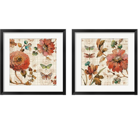 French Country 2 Piece Framed Art Print Set by Lisa Audit