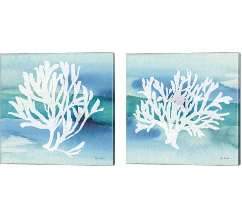 Sea Life Coral 2 Piece Canvas Print Set by Lisa Audit
