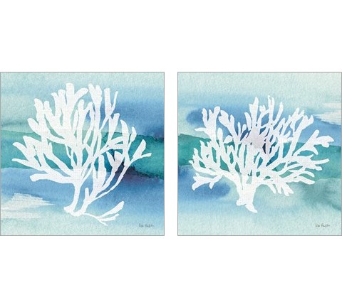 Sea Life Coral 2 Piece Art Print Set by Lisa Audit