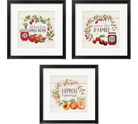 Sweet Life 3 Piece Framed Art Print Set by Janelle Penner