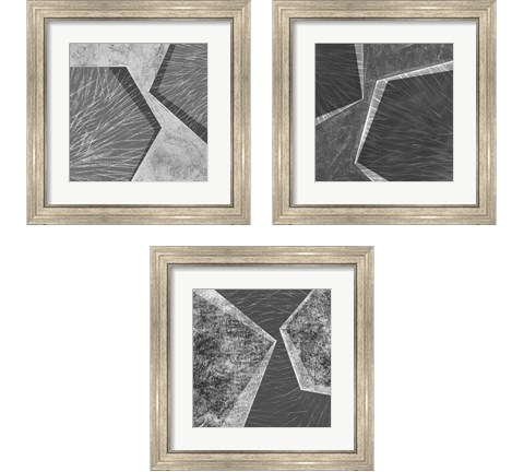 Orchestrated Geometry 3 Piece Framed Art Print Set by Sharon Chandler