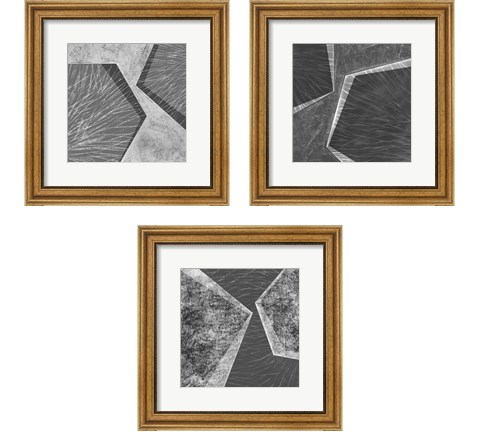 Orchestrated Geometry 3 Piece Framed Art Print Set by Sharon Chandler