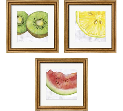 Fruit 3 Piece Framed Art Print Set by Eva Watts