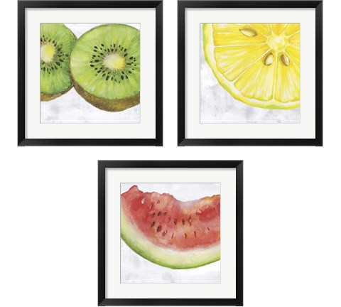 Fruit 3 Piece Framed Art Print Set by Eva Watts