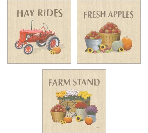 Heartland Harvest Moments 3 Piece Art Print Set by James Wiens