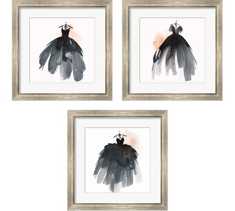 Little Black Dress 3 Piece Framed Art Print Set by Isabelle Z