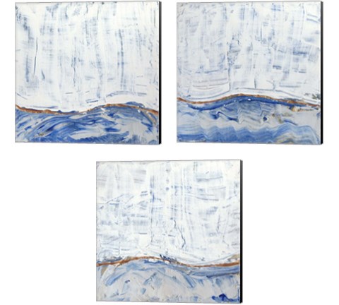 Blue Highlands  3 Piece Canvas Print Set by Alicia Ludwig