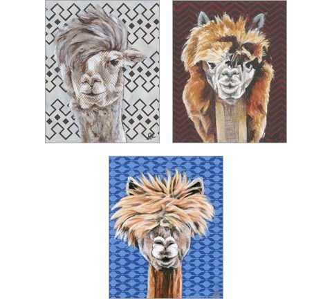 Animal Patterns 3 Piece Art Print Set by Jennifer Rutledge