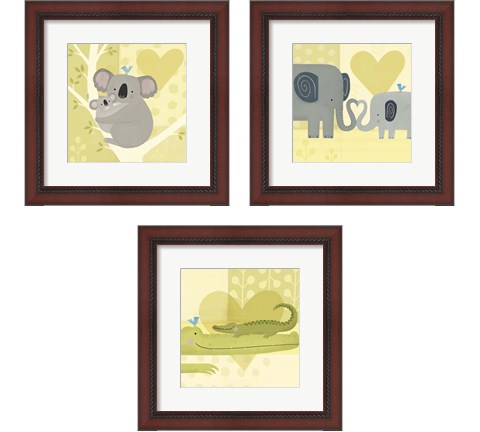 Mama and Me 3 Piece Framed Art Print Set by Victoria Borges
