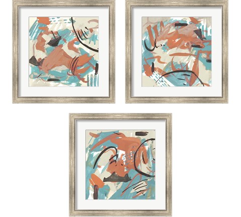Abstract Composition 3 Piece Framed Art Print Set by Melissa Wang