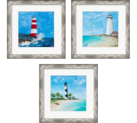 The Lighthouses 3 Piece Framed Art Print Set by Julie DeRice