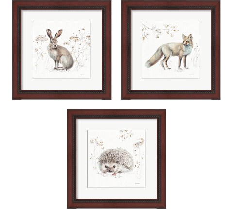 A Woodland Walk 3 Piece Framed Art Print Set by Lisa Audit