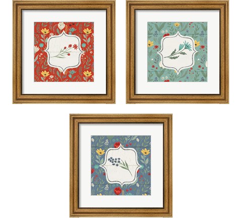 Blooming Thoughts 3 Piece Framed Art Print Set by Janelle Penner
