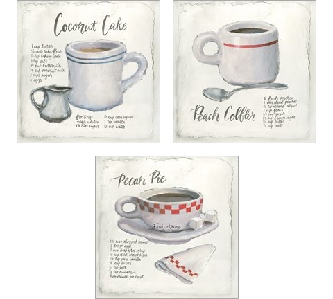 American Diner 3 Piece Art Print Set by Emily Adams