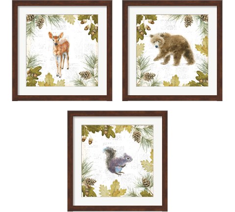 Into the Woods 3 Piece Framed Art Print Set by Emily Adams